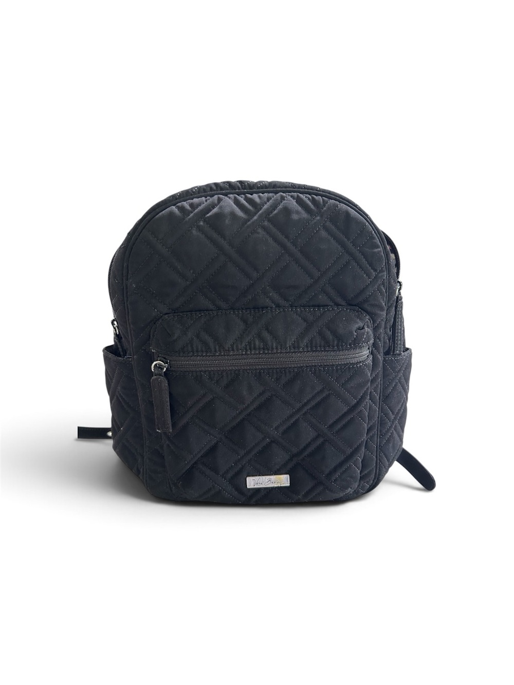 Vera Bradley Black Quilted Small Backpack
